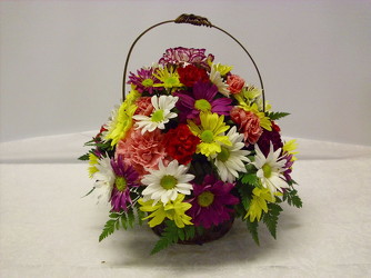 Basket Arr. from Beck's Flower Shop & Gardens, in Jackson, Michigan