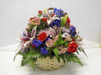 Lg Basket Arr. from Beck's Flower Shop & Gardens, in Jackson, Michigan