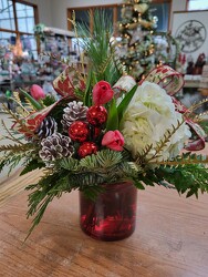 Christmas Warmth from Beck's Flower Shop & Gardens, in Jackson, Michigan