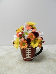 Football  from Beck's Flower Shop & Gardens, in Jackson, Michigan