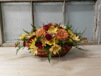  Fall Centerpiece from Beck's Flower Shop & Gardens, in Jackson, Michigan