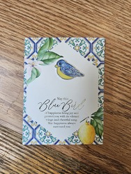 BLUEBIRD TOKEN from Beck's Flower Shop & Gardens, in Jackson, Michigan