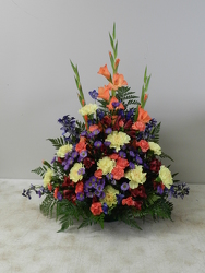 Trad.Funeral Arrangement from Beck's Flower Shop & Gardens, in Jackson, Michigan