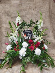 MEMORIAL ARRANGEMENT from Beck's Flower Shop & Gardens, in Jackson, Michigan