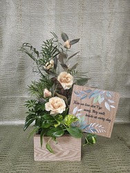 Memorial Box Planter from Beck's Flower Shop & Gardens, in Jackson, Michigan