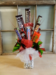Candy Bouquet from Beck's Flower Shop & Gardens, in Jackson, Michigan