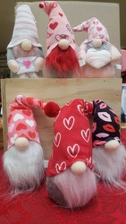 Valentine Gnomes from Beck's Flower Shop & Gardens, in Jackson, Michigan