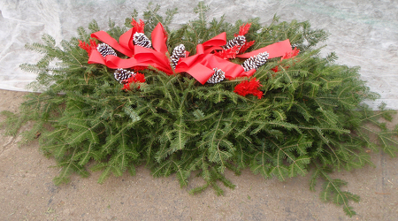 Half Grave Blanket from Beck's Flower Shop & Gardens, in Jackson, Michigan