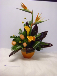 Orange Tropical Dream from Beck's Flower Shop & Gardens, in Jackson, Michigan