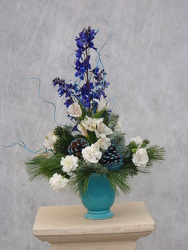 Blue Splendor from Beck's Flower Shop & Gardens, in Jackson, Michigan