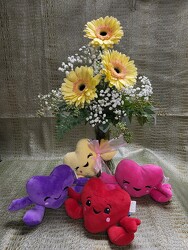Sweetheart vase from Beck's Flower Shop & Gardens, in Jackson, Michigan